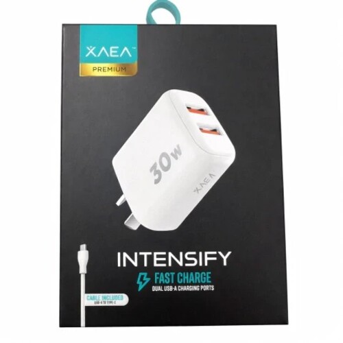 CARGADOR CELU C/CABLE XAEA USB/USB-C 30W 5A