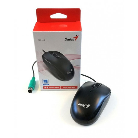 MOUSE PS2 GENIUS DX110 1200 DPI NEGRO