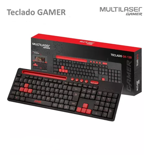 TECLADO GAMER MULTILASER GK-120 C/ SOPORTE CELU