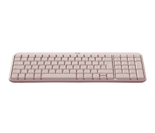 TECLADO WIRE/BT LOGITECH K250 ROSA