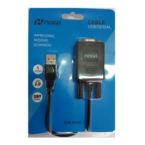 ADAPTADOR USB M / SERIAL M NOGA WE-1023 1MT DB9