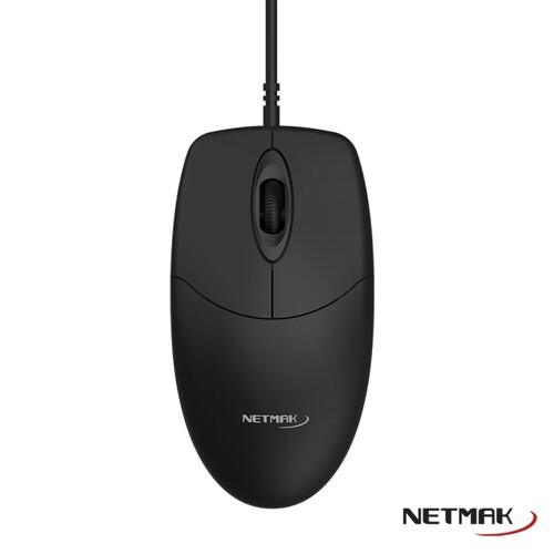 MOUSE USB NETMAK M630 NEGRO