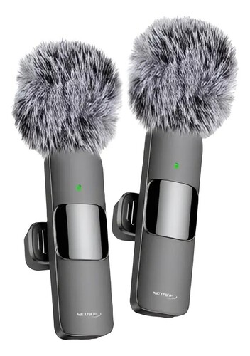 MICROFONO CORBATERO USB-C X2 NETMAK MC12 C/FILTRO