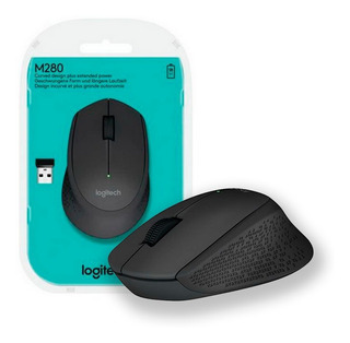 MOUSE WIRE LOGITECH M280 NEGRO BATERIA LONGLIFE