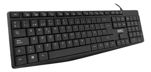 TECLADO USB GTC KGB204 NEGRO
