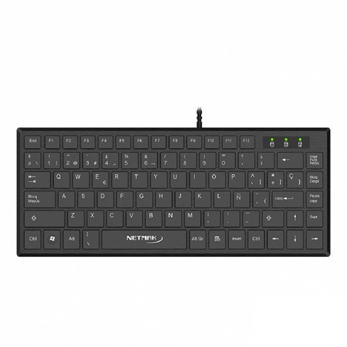 TECLADO USB NETMAK KB-579 COMPACTO NEGRO