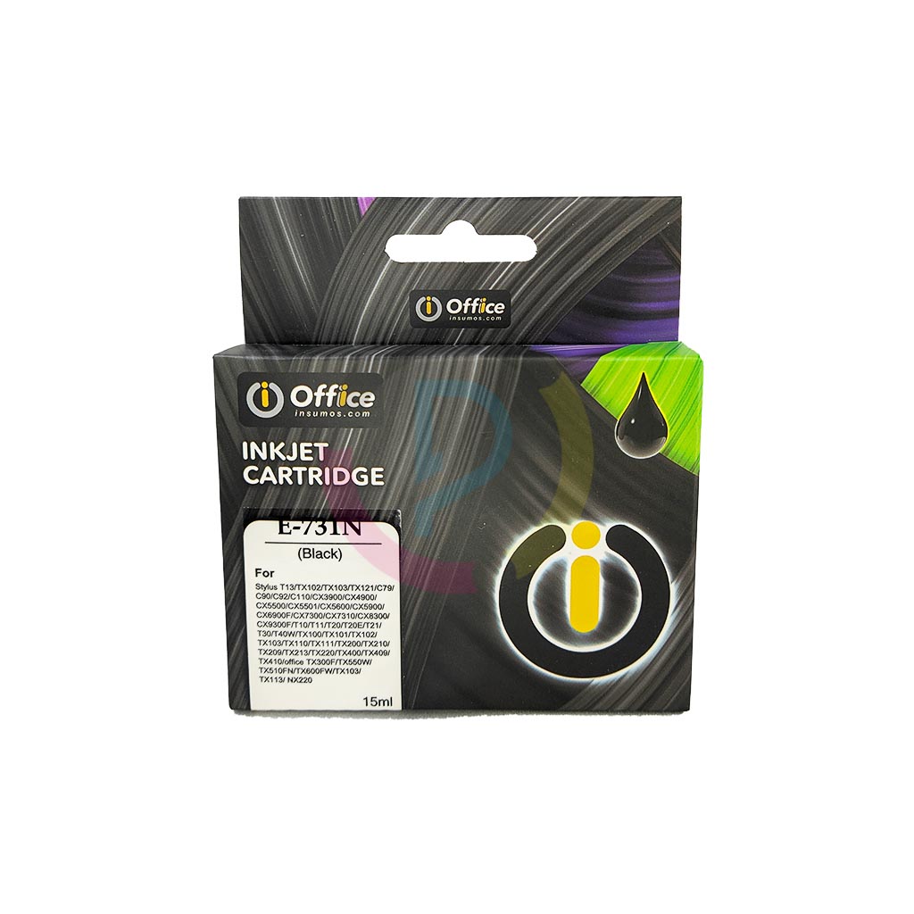 CAR. ALT. EPSON T195/197 NEGRO OFFICE P/201/211/40