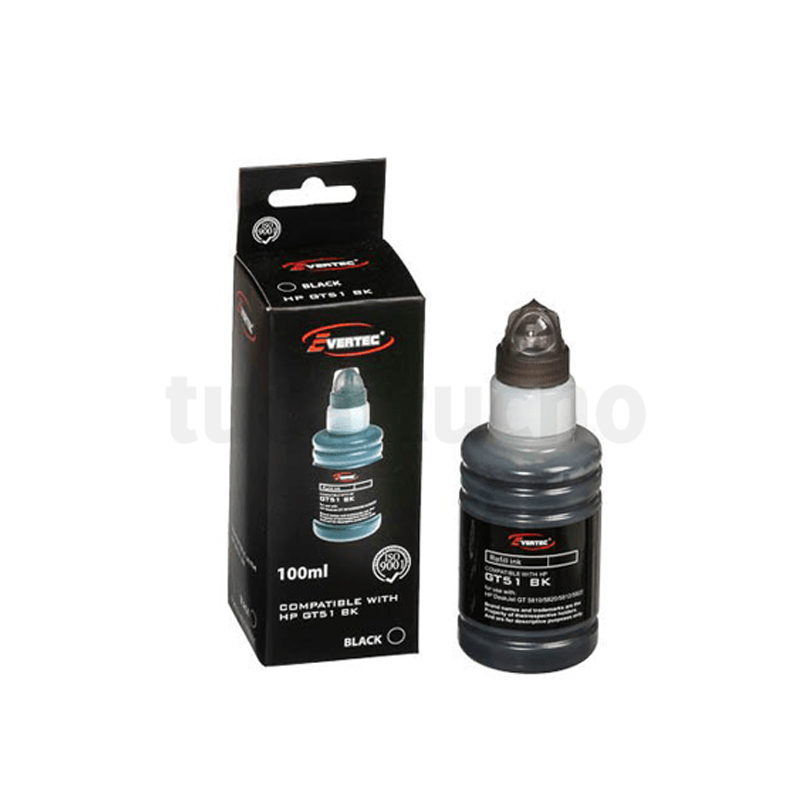 BOT. ALT. HP GT51 NEGRO EVERTEC 100ML P/5810/5820