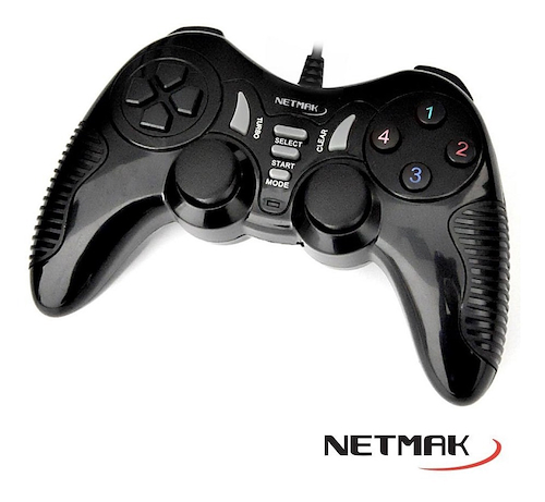 JOYSTICK USB NETMAK NM-TURBO PC VIBRACION