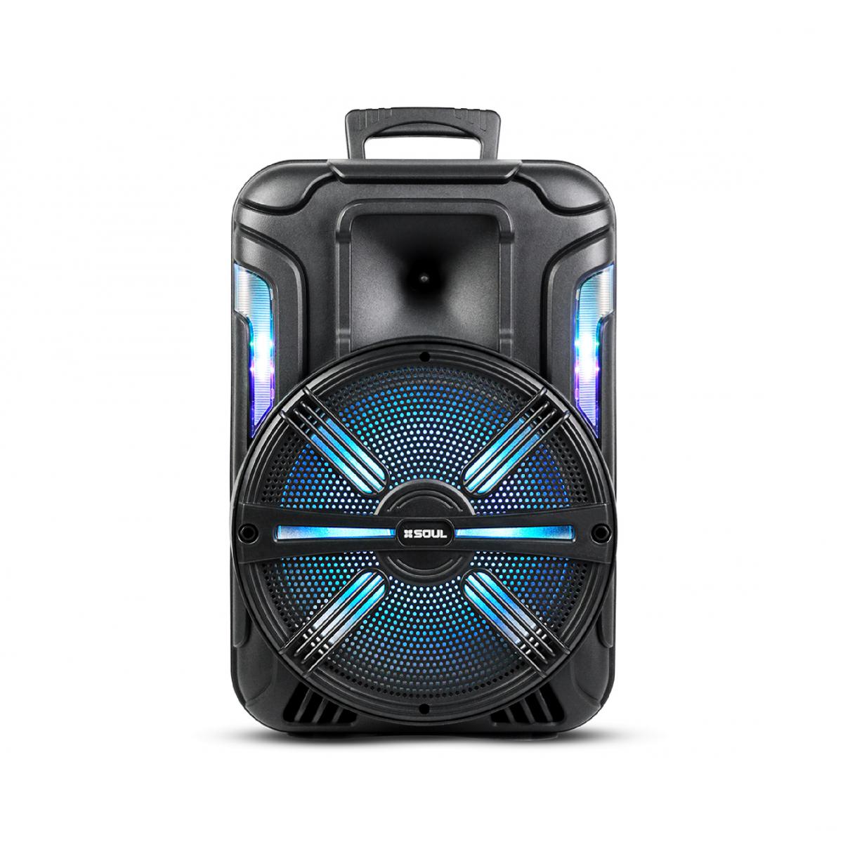 PARLANTE BT TOWER SOUL XL600 C/MIC KARAOKE LED