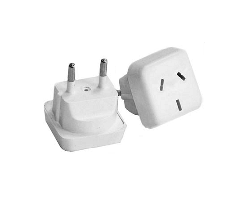 ADAPTADOR TOMA 3 PATAS PLANAS / 2 REDONDAS