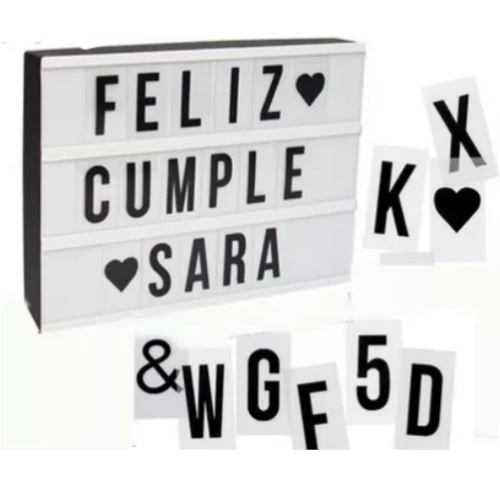 CARTEL LED C/LETRAS PARA ARMAR USB