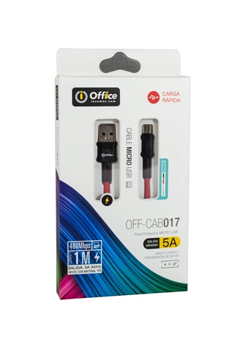 CABLE USB/MICRO USB M/M 1MT OFF-CAB017