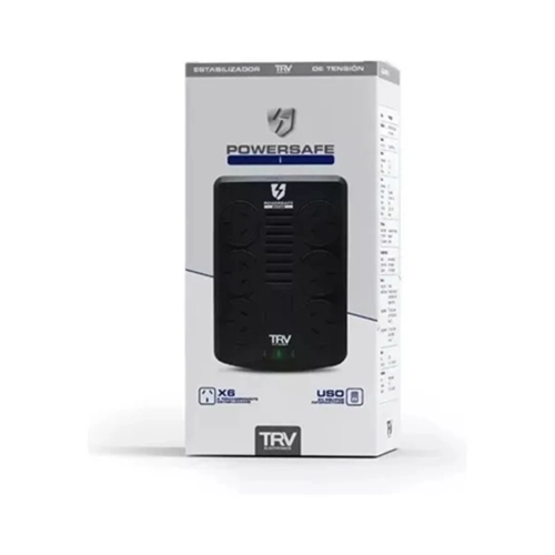 ESTABILIZADOR TRV POWERSAFE 600-1200VA 6X220V 300W