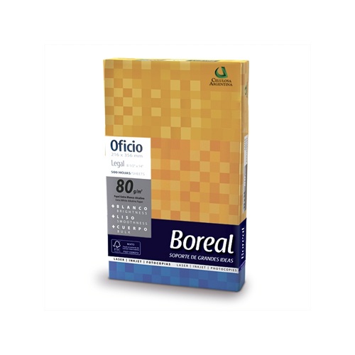 RESMA OFICIO 80GRS. BOREAL